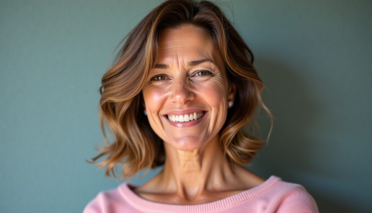 Coupe mi-longue dégradée avec frange : l&rsquo;élégance capillaire pour les femmes de 60 ans