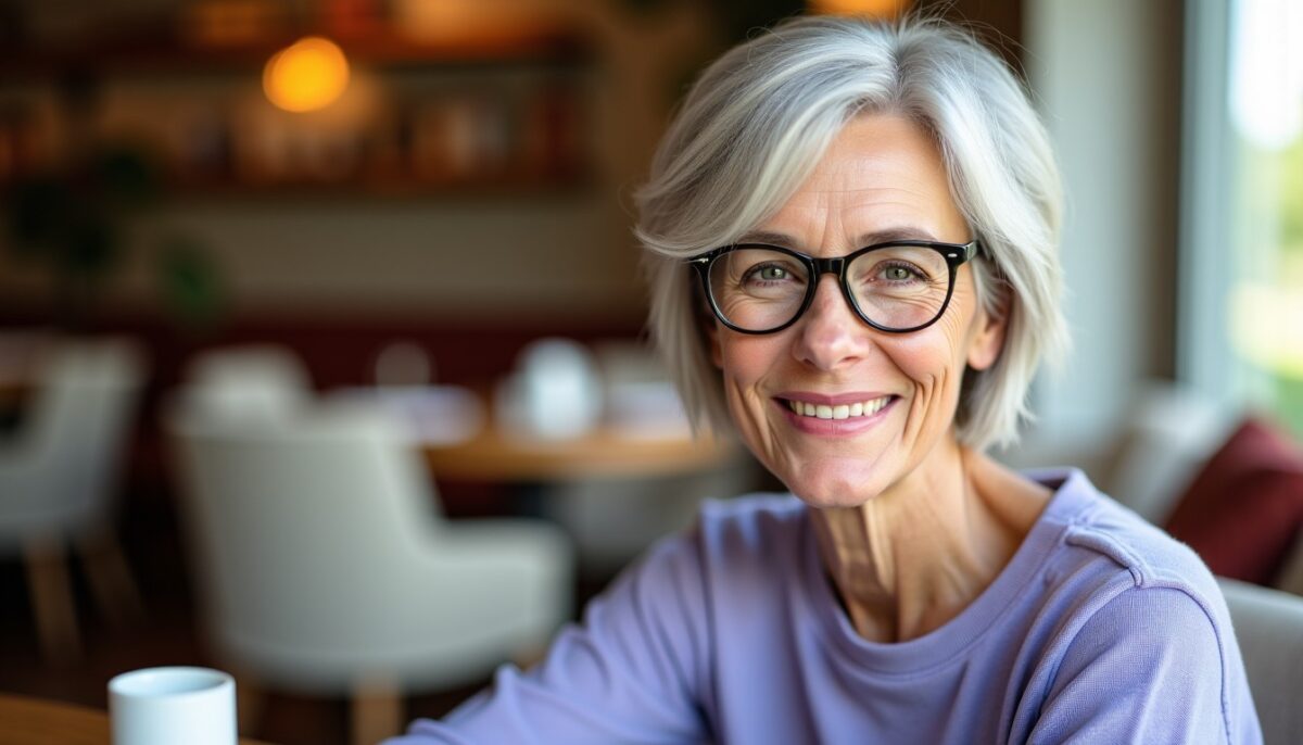 Coiffures pour femmes de 70 ans portant des lunettes : allier élégance et confort avec style