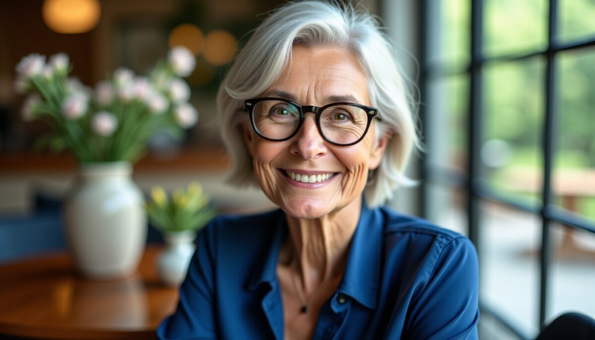 Cheveux et lunettes après 70 ans : 26 coiffures élégantes pour révéler votre charme